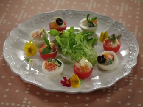 可愛い盛り付けで 茹で卵とトマトのファルシーサラダ レシピ 作り方 By 楽天出店店舗 クッキングクロッカ楽天市場店 楽天レシピ 可愛い盛り付けで 茹で卵とトマトのファルシーサラダ レシピ 作り方 By 楽天出店店舗 クッキングクロッカ楽天市場店 楽天レシピ